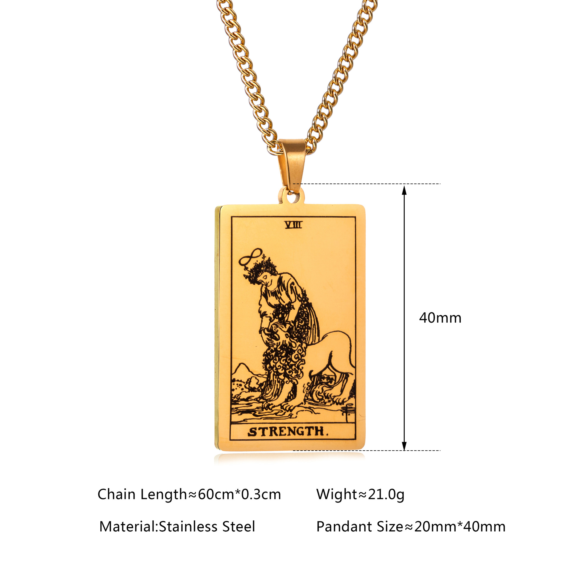 Naszyjnik łańcuszkowy ze stali – Men Accessories Neck Chain recenzja i cena