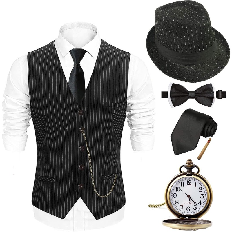 Kostium męski na Halloween w s – Men'S Accessories In The 1920S recenzja i cena